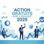 illustration action gratuite air liquide 2025 fidélisation stratégie patrimoniale