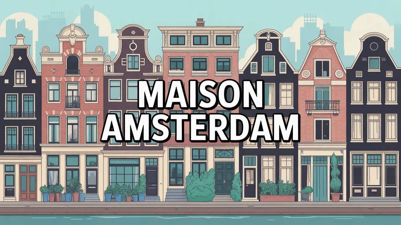 illustration marché immobilier amsterdam maison