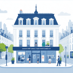 bnp paribas - paris porte doree 12e illustration agence moderne