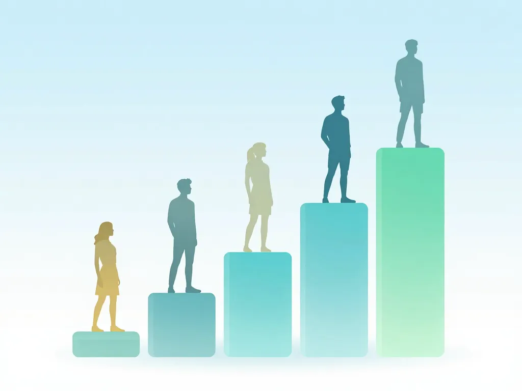 data visual metaphor combien avoir de côté à 25 ans niveaux d’épargne jeune