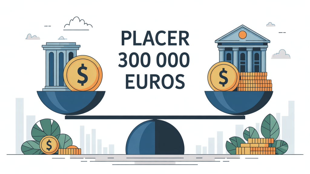combien rapporte 300 000 euros placés par mois illustration balance sécurité rendement