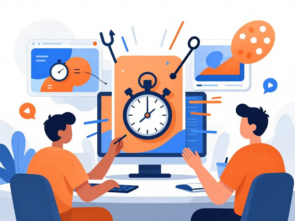 Processus mee vues création vidéo courte dynamique