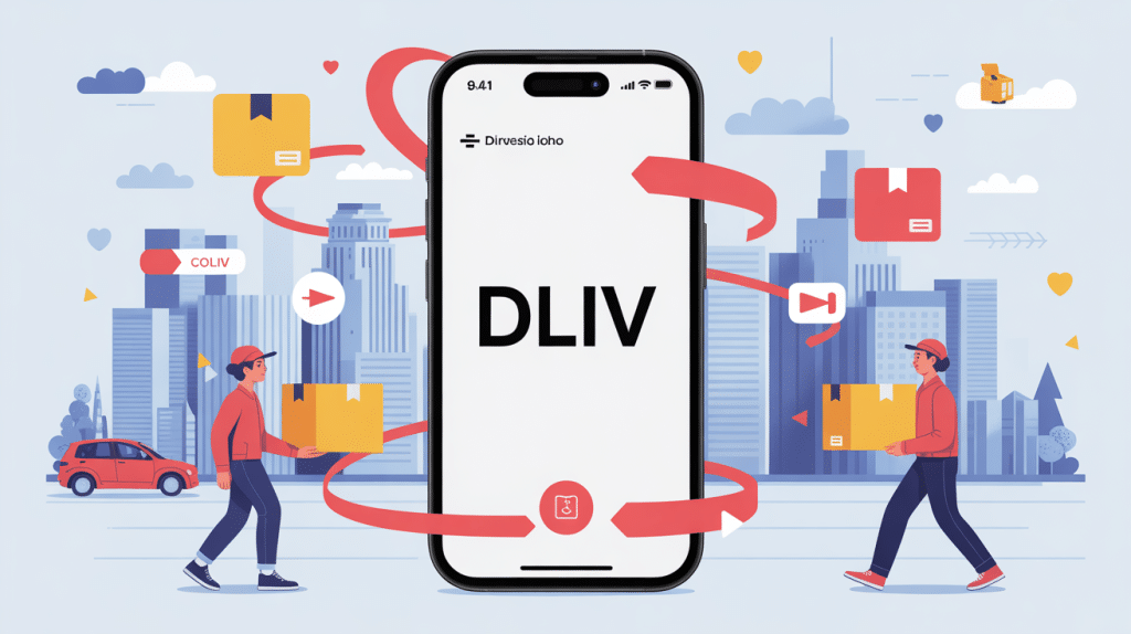 dliv service livraison application smartphone ville