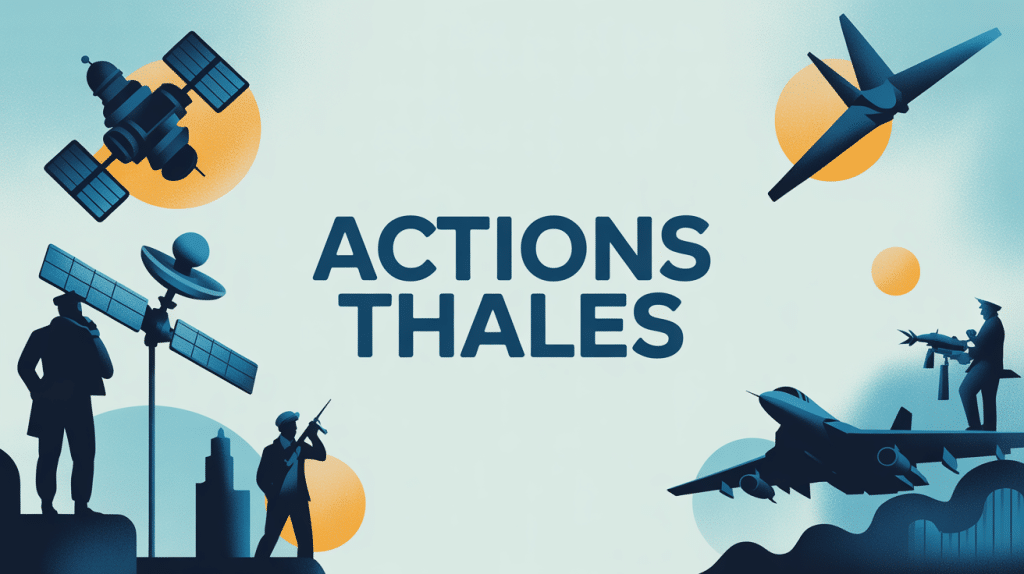 Illustration principale faut-il acheter des actions Thales, industrie boursière défense