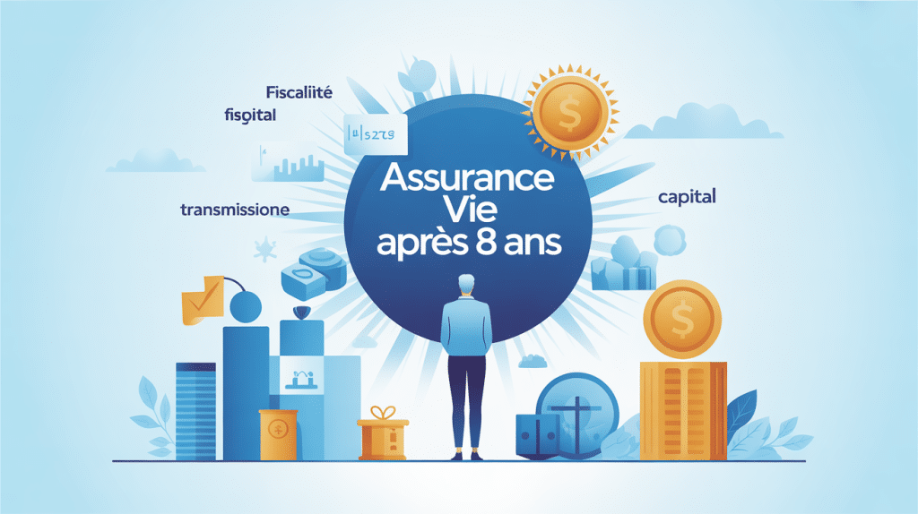 Illustration avantages fiscalité assurance vie après 8 ans