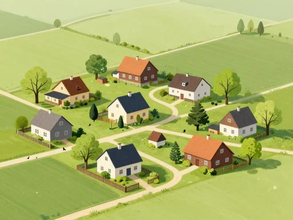 hameau a vendre maisons divers campagne