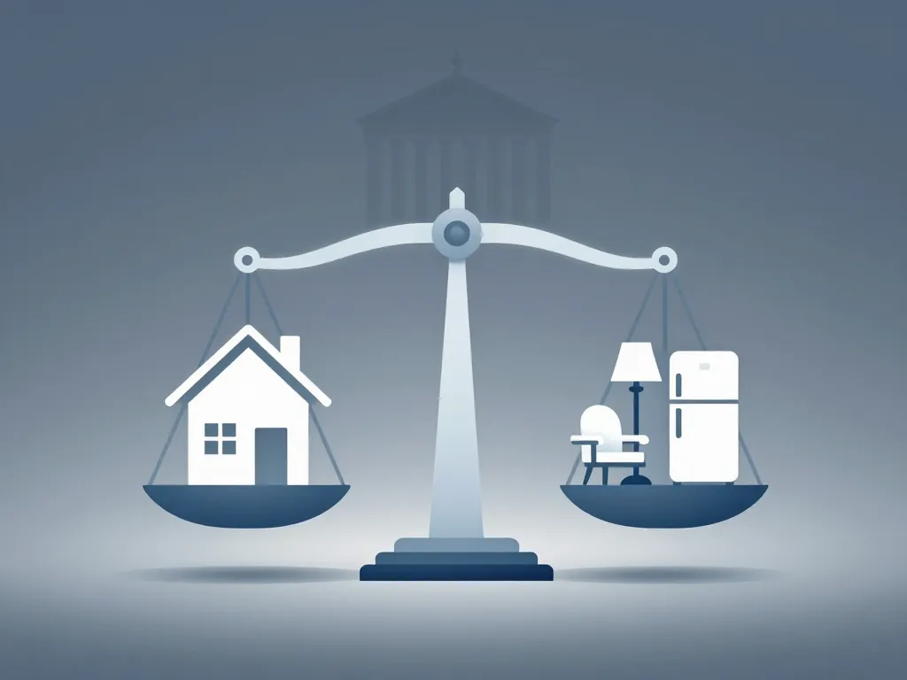 balance symbolique liste mobilier notaire exemple