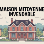 maison mitoyenne invendable vue globale illustration