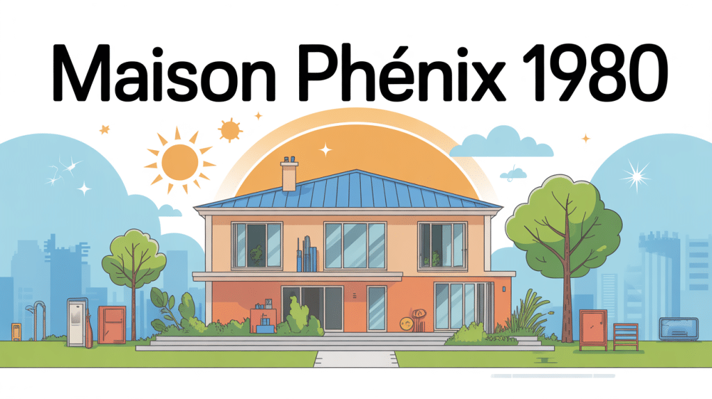 maison phenix 1980 illustration rénovation et amélioration énergétique