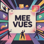 Illustration mee vues vidéos courtes et créateurs réseaux sociaux