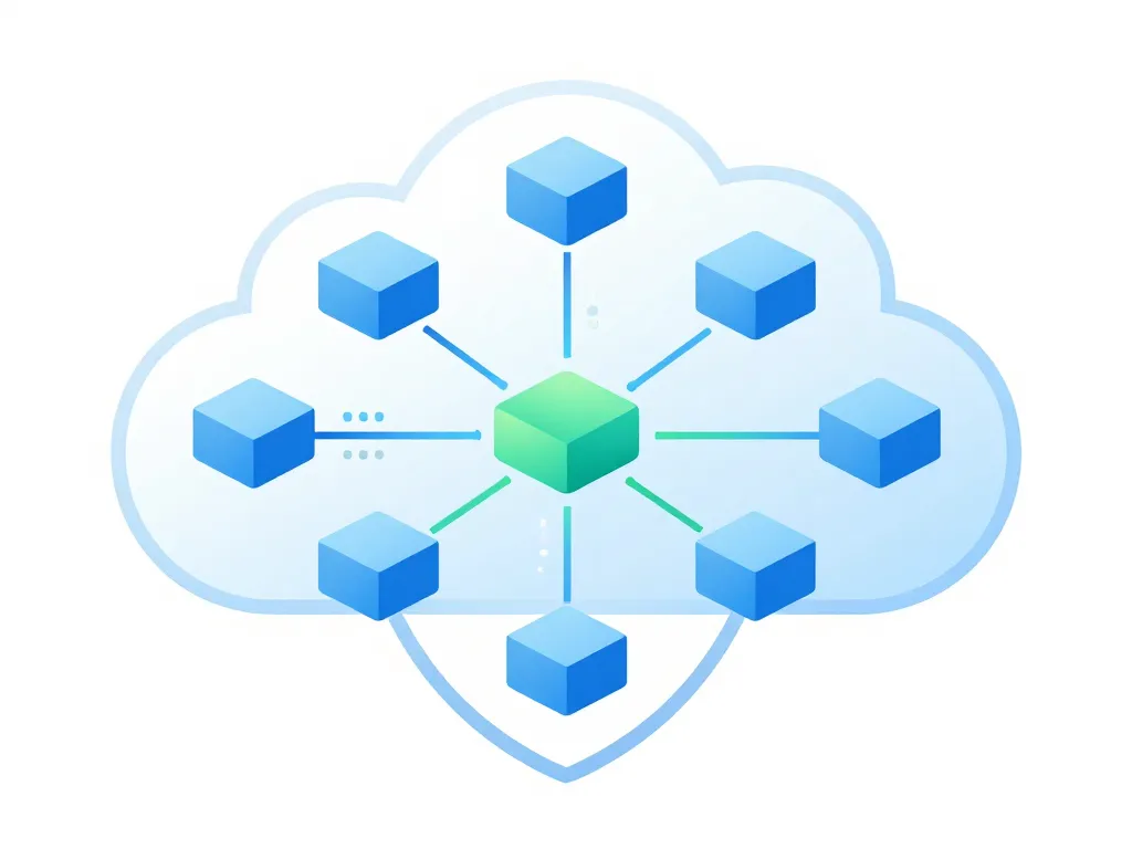 Métaphore visuelle neteck vpc réseau évolutif sécurisé