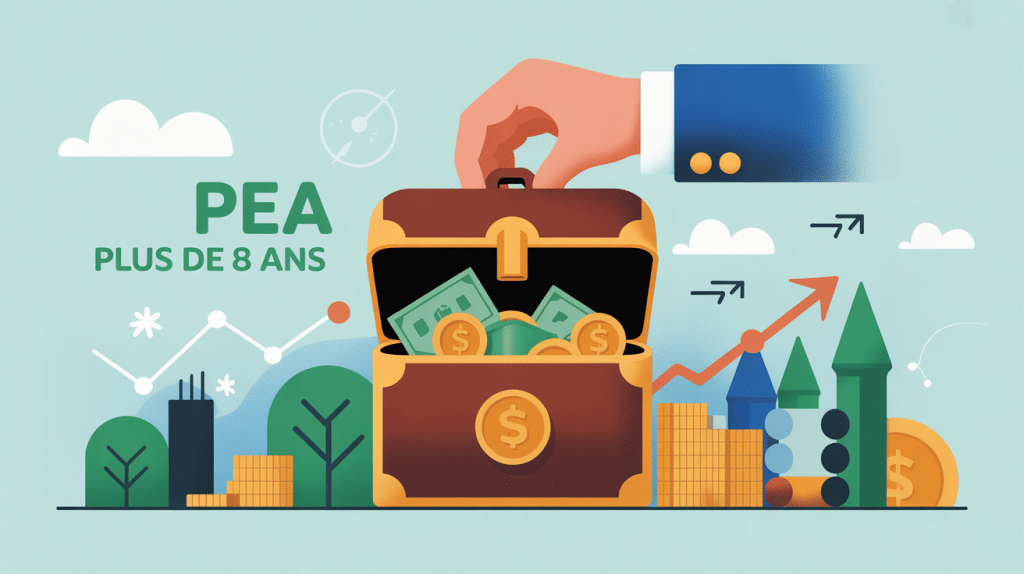 pea fiscalité après 8 ans illustration coffre-fort avantages fiscaux