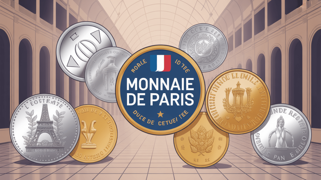 que valent les pièces de la monnaie de paris dessin stylisé