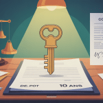 Clé ancienne sur contrat pour récupérer sa caution après 10 ans location