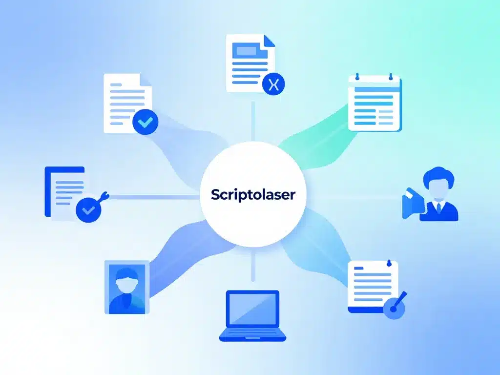 diagramme scriptolaser optimisation des tâches métiers