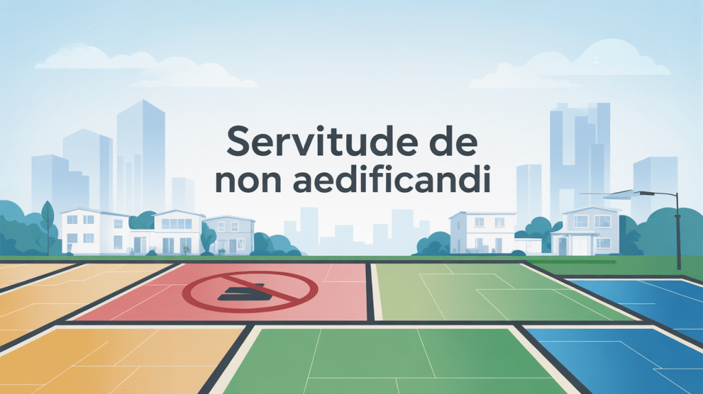 illustration servitude de non aedificandi terrain immobilier