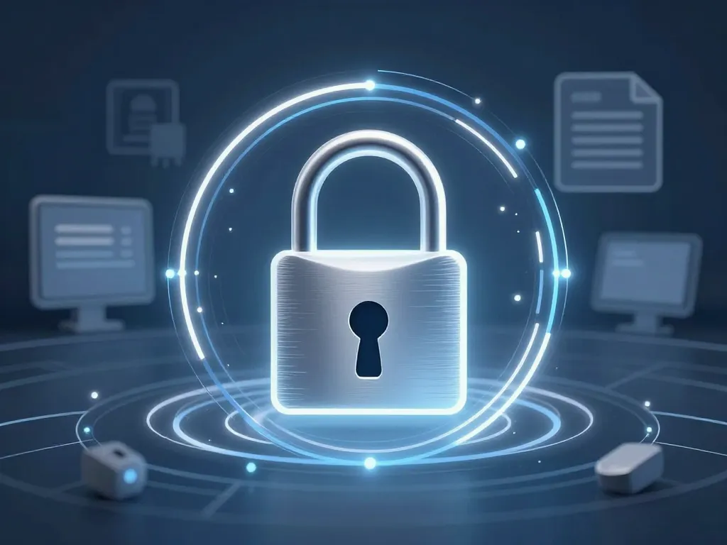 illustration share drop sécurité chiffrement