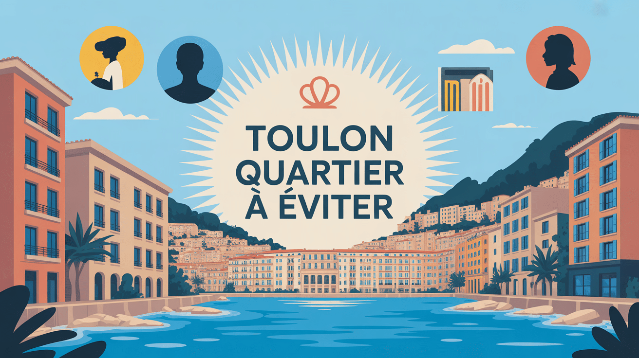 Illustration urbaine Toulon quartier à éviter