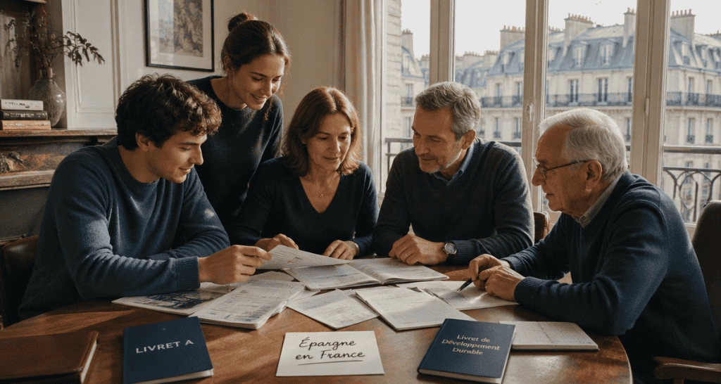 epargne moyenne en france famille trois generations