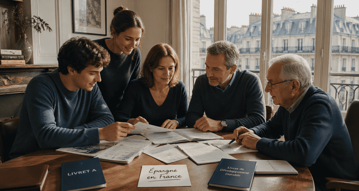 epargne moyenne en france famille trois generations