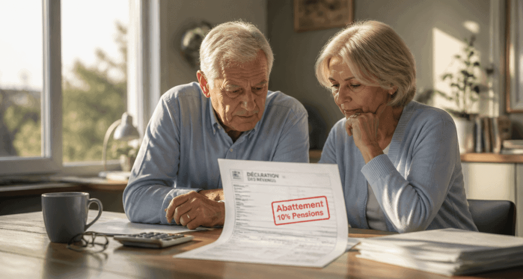 abattement 10 retraite couple déclaration