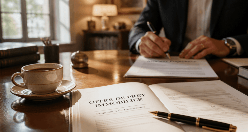 assurance obligatoire pour un pret signature bureau