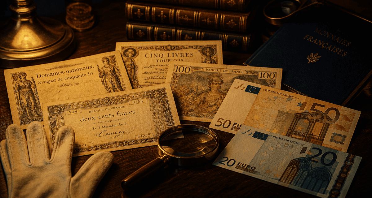 billet de banque france anciens modernes analyse