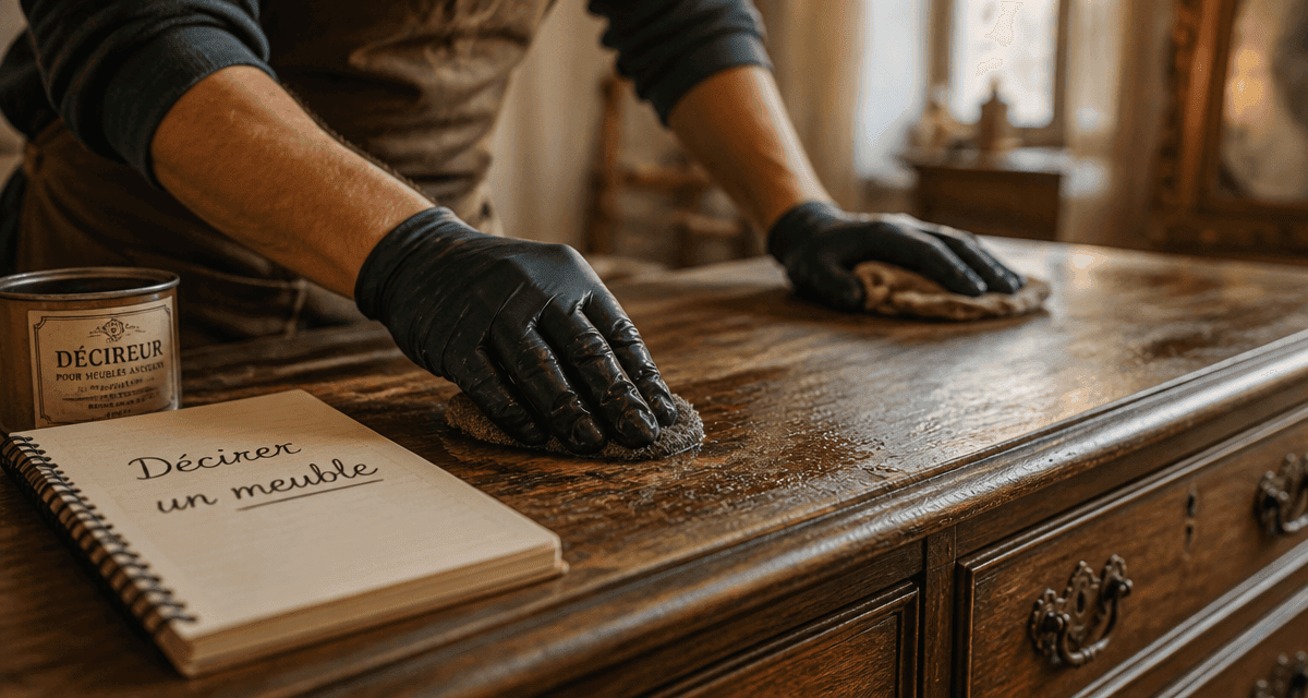 comment enlever la cire sur un meuble ancien en bois