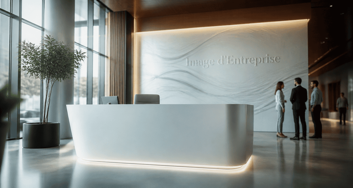 entreprise image accueil design contemporain