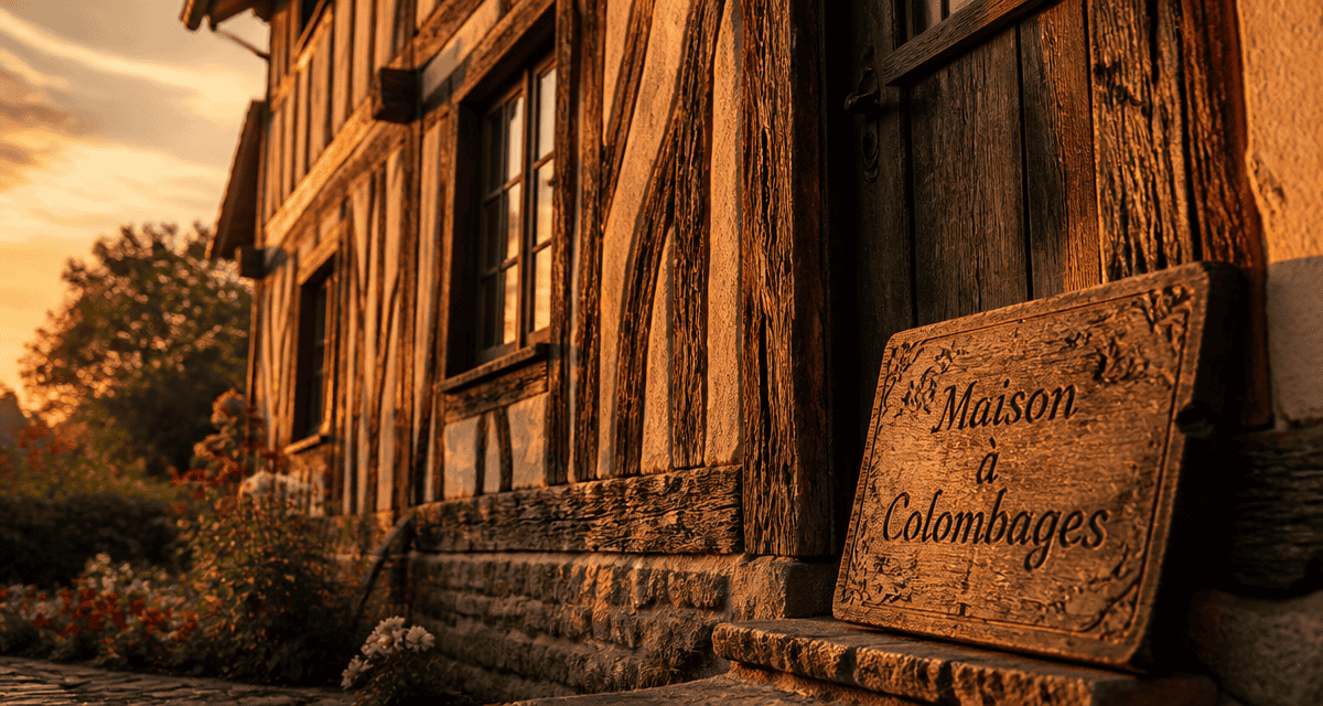 colombage maison normande bois et torchis