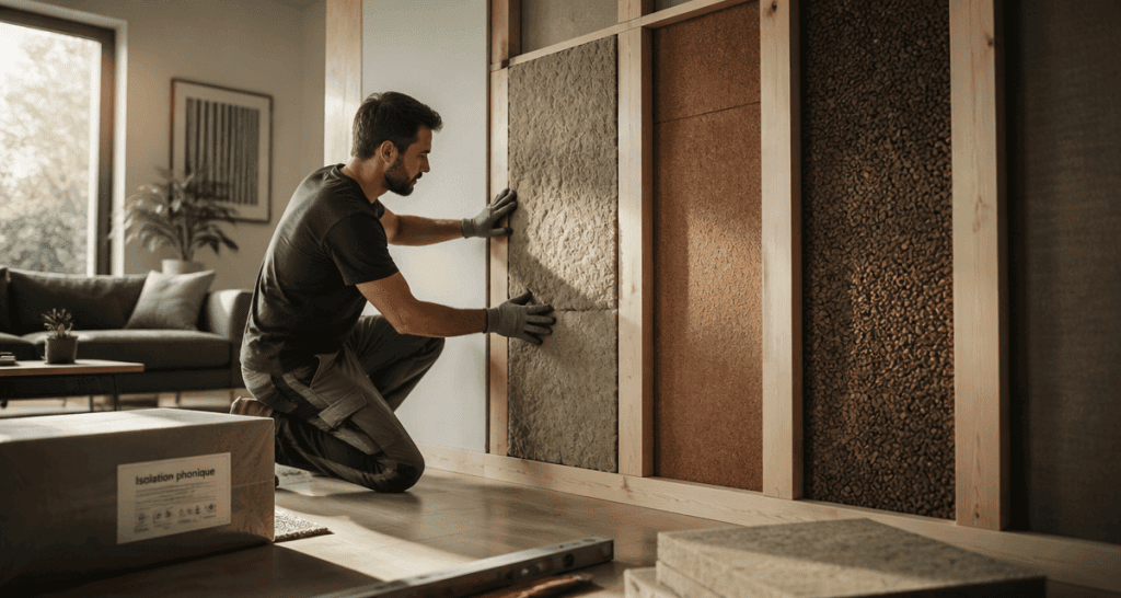 quel est le meilleur isolant phonique laine de roche fibre de bois liège