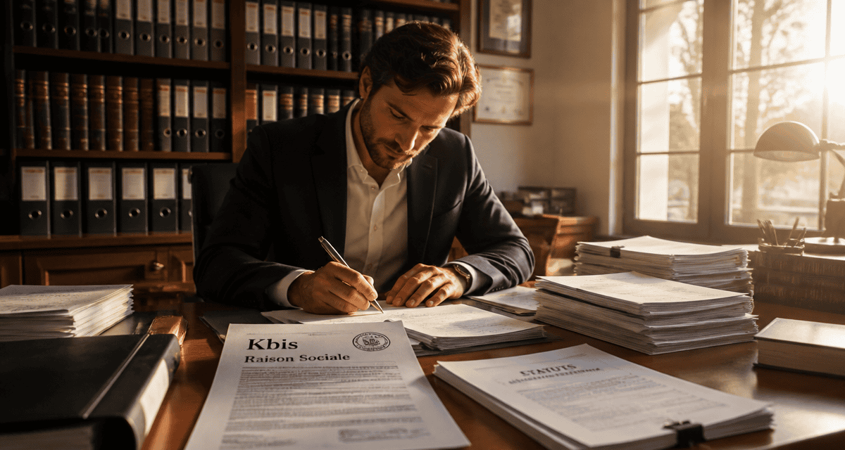 raison sociale d une entreprise entrepreneur signe kbis