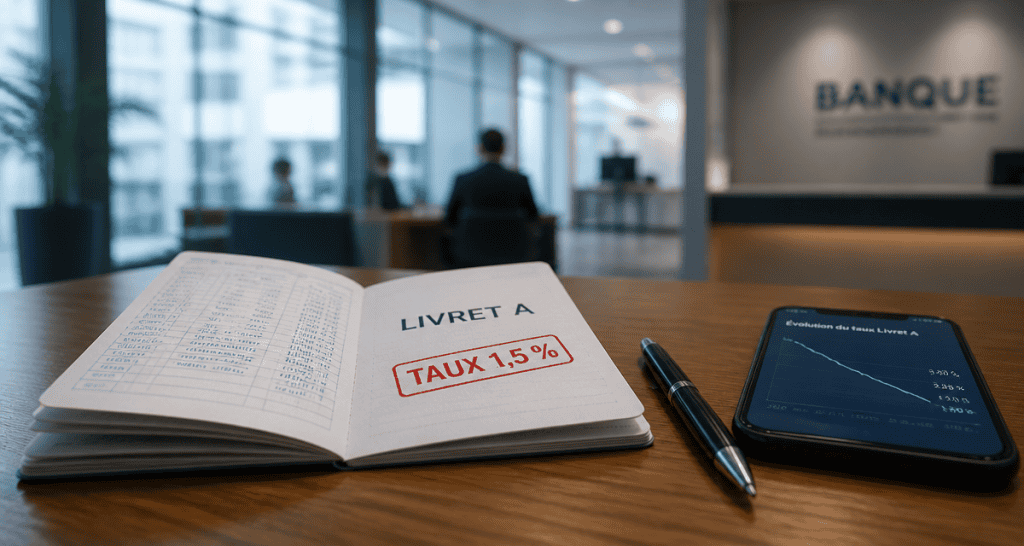 rendement livret a fevrier 2026 carnet taux 1,5