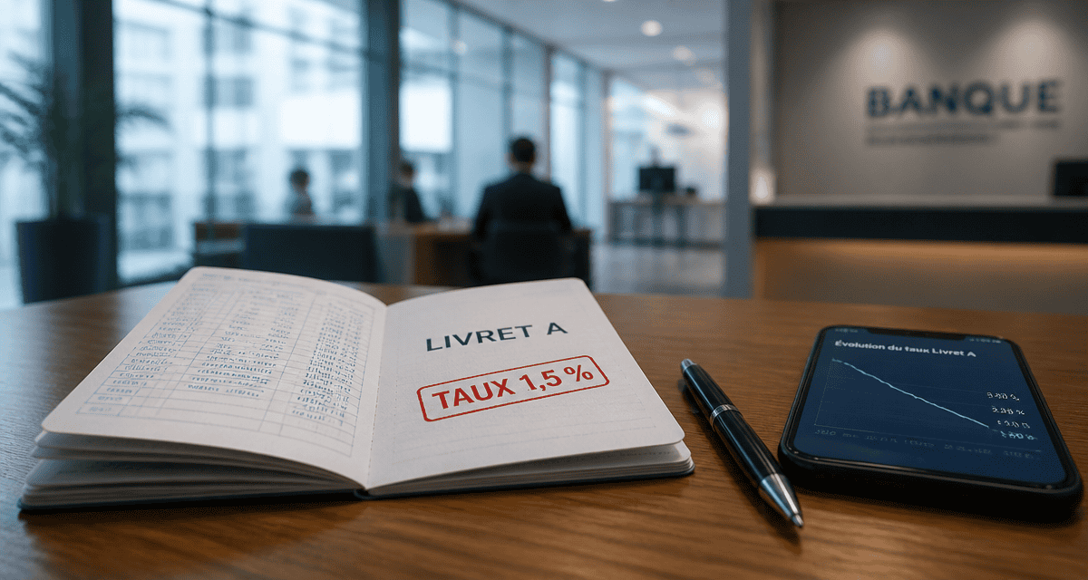 rendement livret a fevrier 2026 carnet taux 1,5