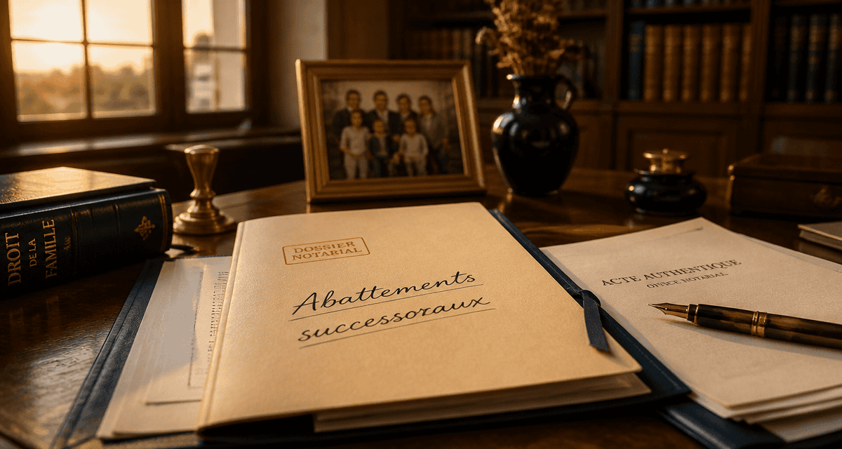 succession abattement bureau notaire