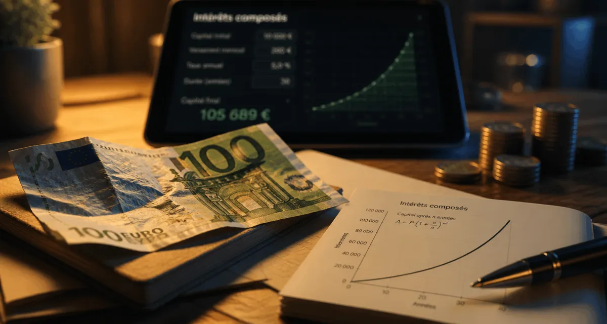 Devenir riche avec 100 euros : intérêts composés et placement