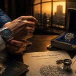 investir dans une montre de luxe sur table