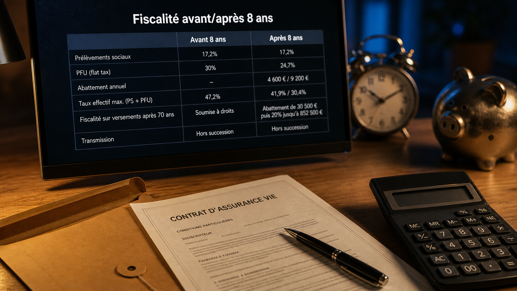 Puis je retirer l'argent de mon assurance vie : fiscalité avant/après 8 ans
