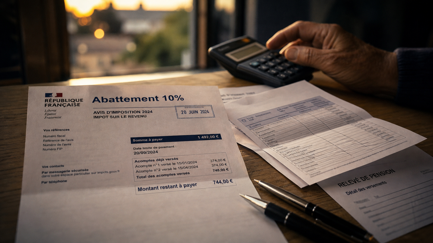 Réforme fiscale retraités modestes : abattement 10% maintenu