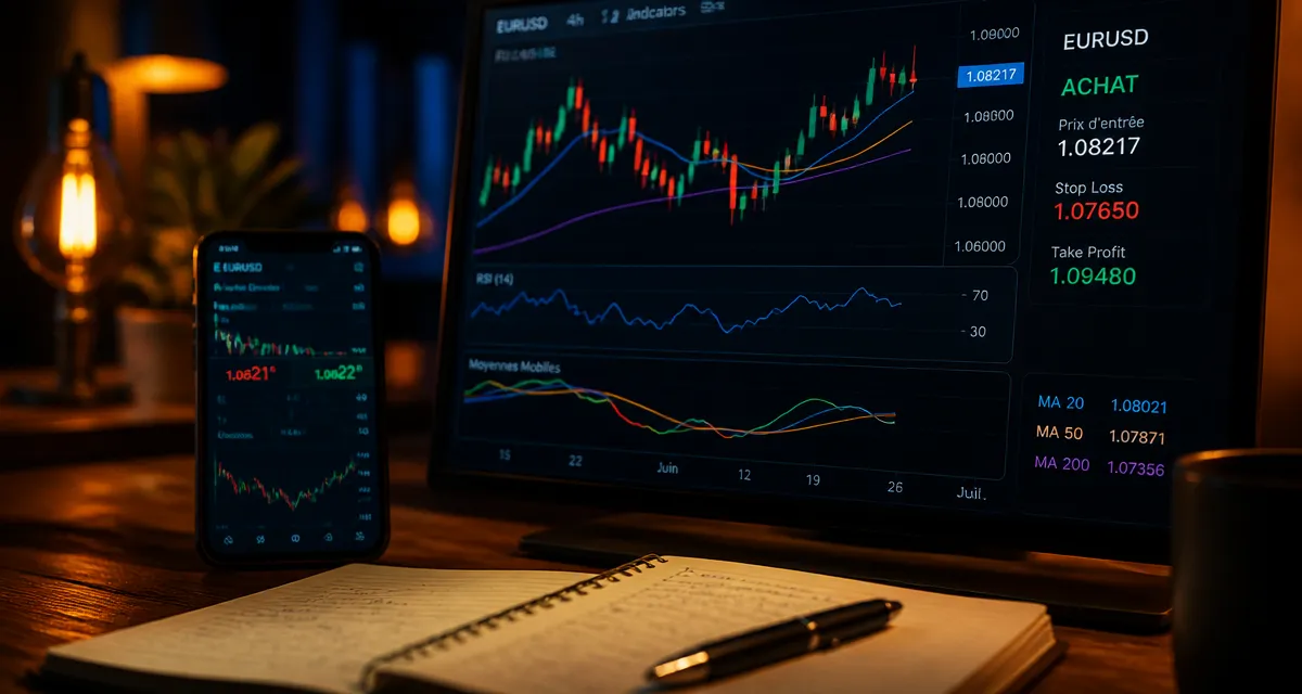 Signaux trading fiables : achat, stop loss et take profit