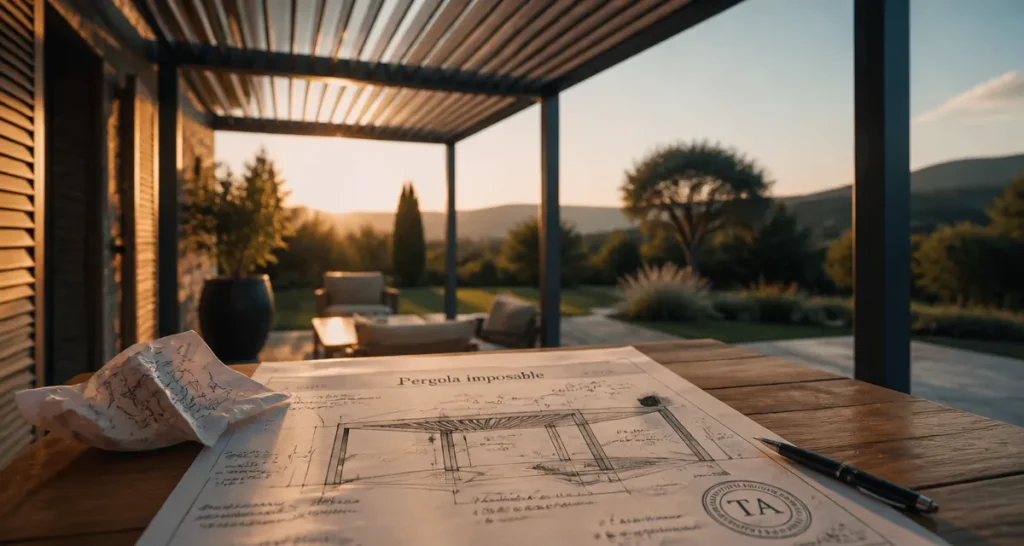 Taxe pergola : pergola imposable