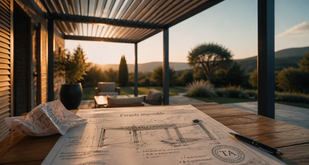 Taxe pergola : pergola imposable