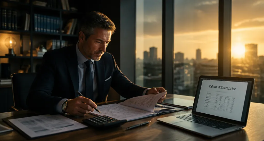 Valeur d'entreprise dirigeant bureau calcul