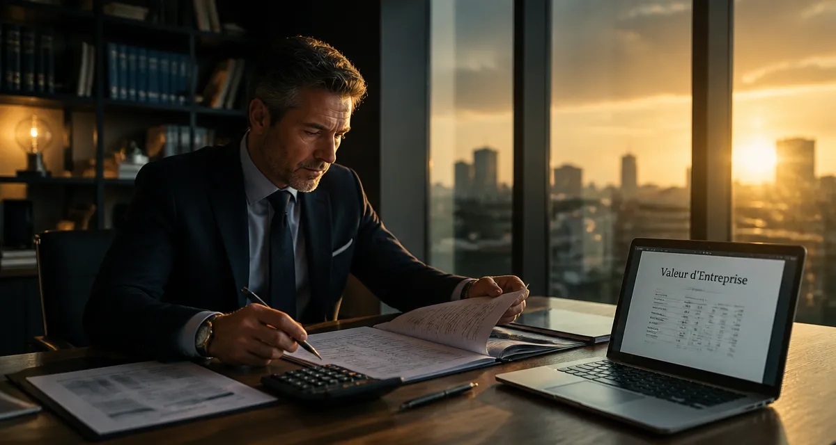 Valeur d'entreprise dirigeant bureau calcul
