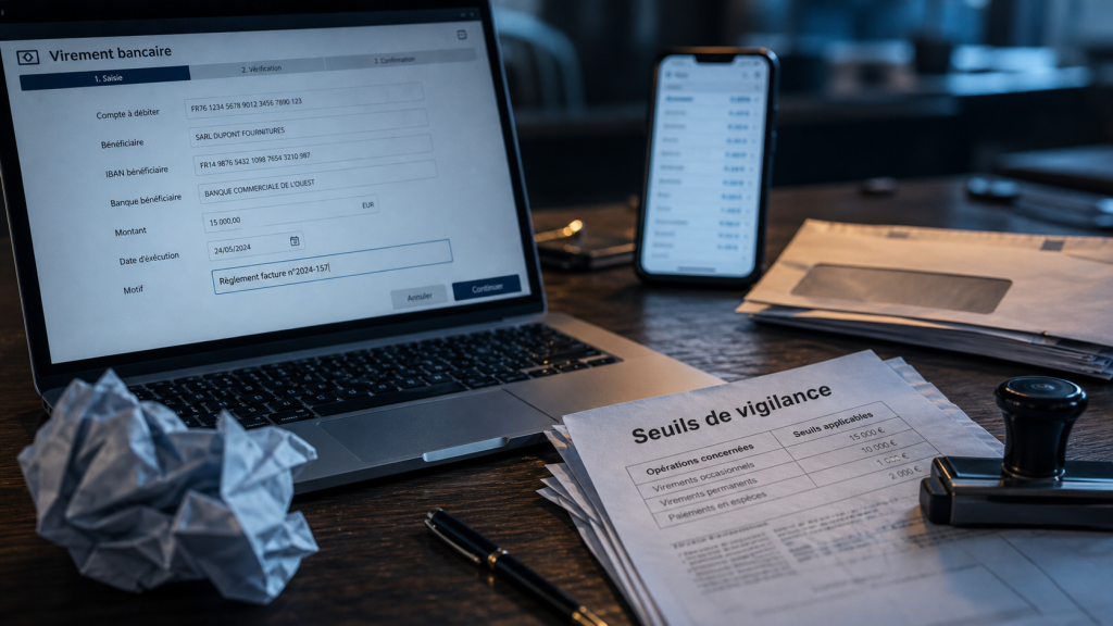 Virement bancaire controle fiscal : sécuriser un virement et éviter un contrôle