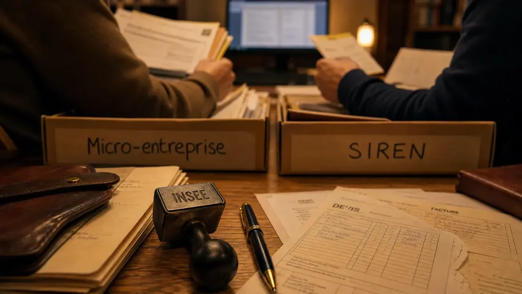 2 auto-entreprises dans le même foyer : SIREN, factures séparés