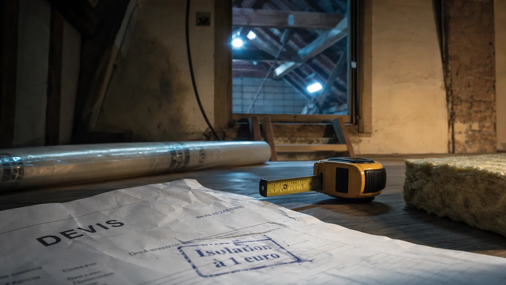 Isolation 1 euro : combles et aides disponibles