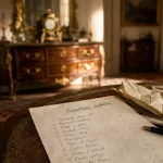 Liste des meubles meublants succession : inventaire mobilier en salon ancien