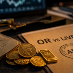 Livret or vs or physique : pièces et lingot, alternatives