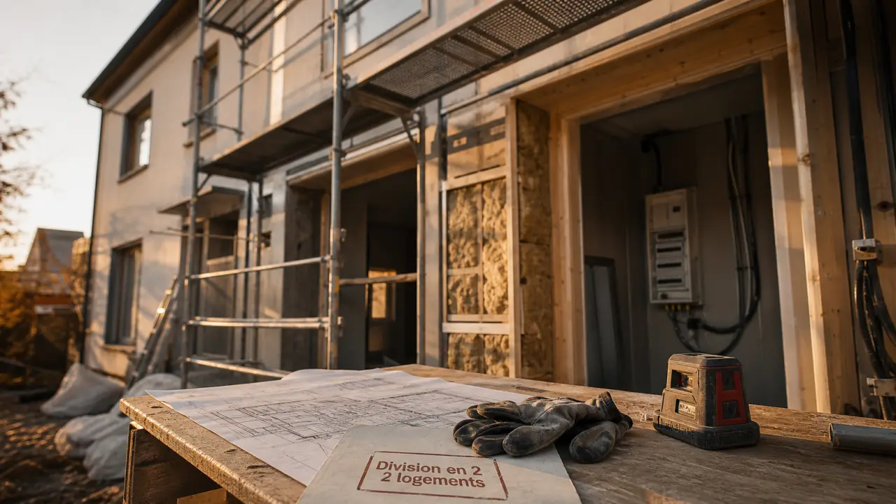 Maison divisée en 2 logements : permis, budget et chantier